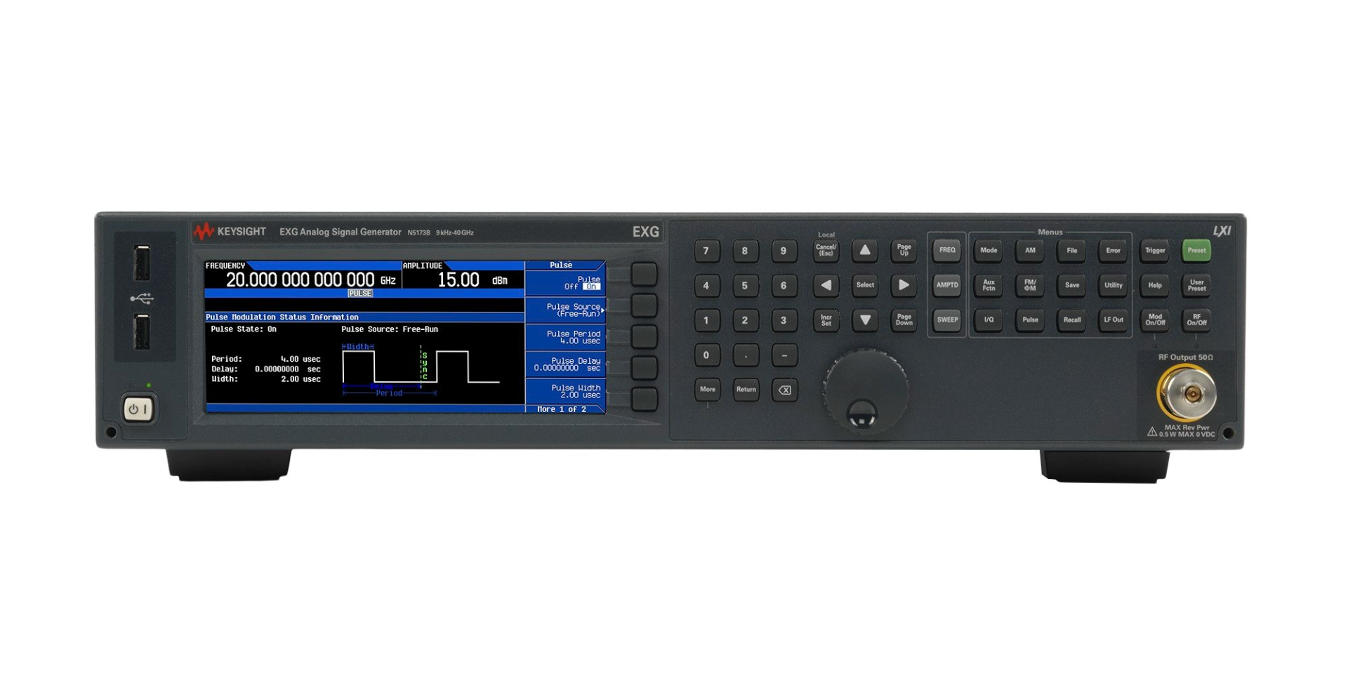 EXG X-Series Microwave Analog Signal Generator