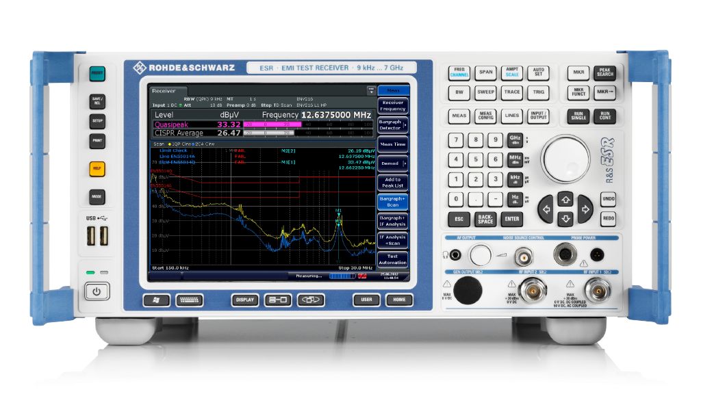 EMI test receiver